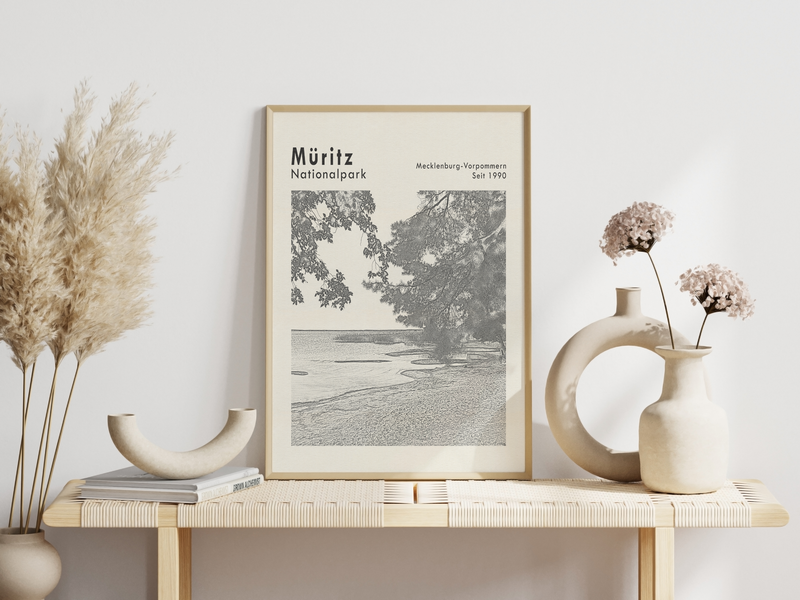 Poster Nationalpark Müritz | Mecklenburg Vorpommern