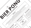 Bier Pong Regeln Poster | Spielanleitung