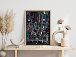 Poster Tokio | japanische Kunst minimalistisch