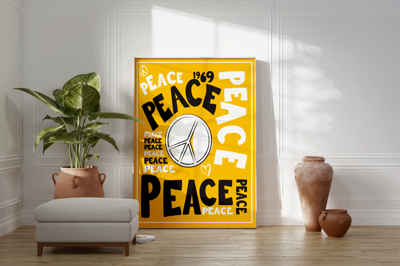 Dieses Poster gibt das besondere feeling der 60er und 70er Jahre wieder. 