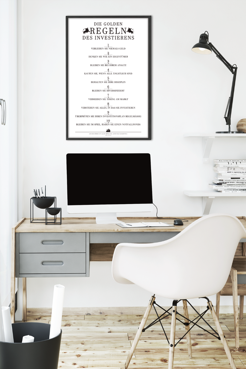Dieses Bild zeigt dir wie das Poster über deinem Schreibtisch aussehen würde.