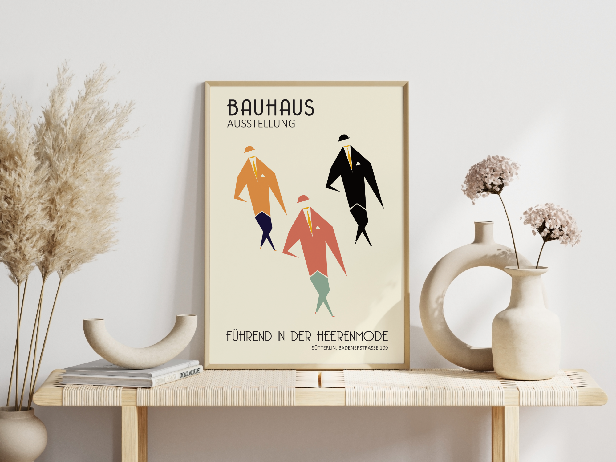 poster bauhaus | führend in der herrenmode – mrtkbooker