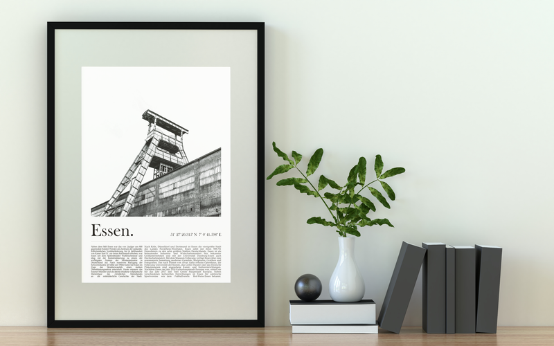 Poster Essen Stadt | Zeche Zollverein