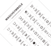 Das Poster zeigt dir die Waschsymbole, die du in Kleidung und Textilien findest und erklärt diese.