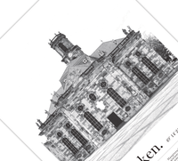 Dieses Poster zeigt die Saarbrücker Ludwigskirche, Dem Wahrzeichen der Landeshauptstadt des Saarlandes. 