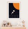 Dieses tolle Poster zeigt das Sonnensystem in Englisch . Hierzu gehören der Merkur, die Venus, die Erde, den Jupiter, den Saturn, den Uranus und Neptun.