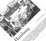 Die Poster zeigen die Hamburger Speicherstadt oder den Hamburger Kiez.