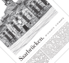 Dieses Poster zeigt die Saarbrücker Ludwigskirche, Dem Wahrzeichen der Landeshauptstadt des Saarlandes. 