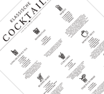 Das Poster für die Küche zeigt dir 12 verschiedene Cocktails mit Rezepten, Bildern und Anleitung zur Zubereitung. 