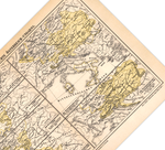 Das Poster einer Karte zur Geschichte Österreich-Ungarns ist eine Vintage Lithographie aus Meyers Koversations-Lexikon aus dem Jahr 1890.
