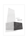 Das Poster zeigt verschiedene geometrische Formen, die zu einem abstrakten Gebäude angeordnet sind. Das Poster ist in seichtem Grau gehalten