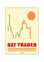 Schönes Poster für alle Day Trader, Aktionäre, Banker, und Wertpapierhändler. Dieses Bild ist das ideale Geschenk für Börsianer. 