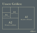 Poster Zimmerpflanzen I | Vintage Blumen
