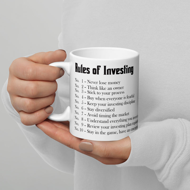Stockmother Tasse | 10 Regeln des Investieren 0,3L