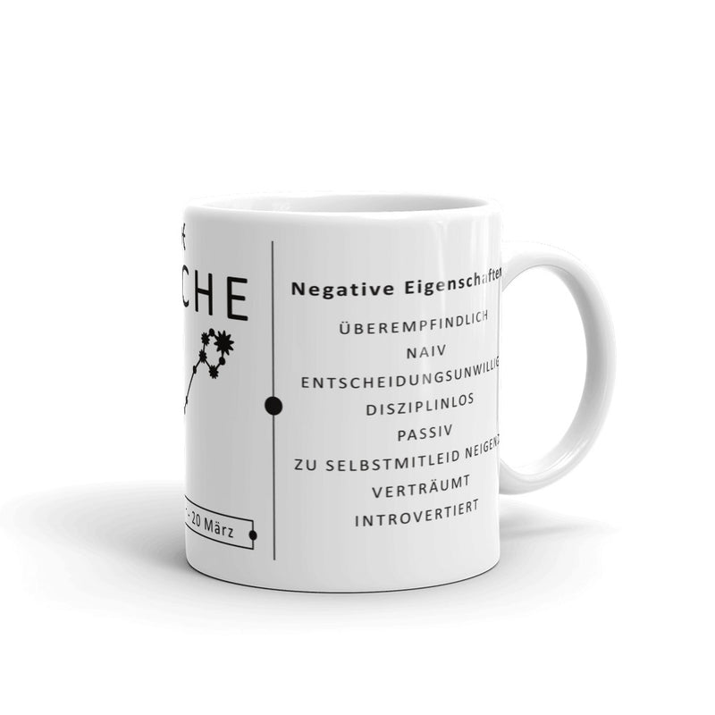 Tasse verschiedene Sternzeichen | Horoskop Panoramatasse 0,3L